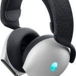 Dell Alienware AW520H Over Ear Gaming Headset με σύνδεση 3.5mm Lunar Light for PC