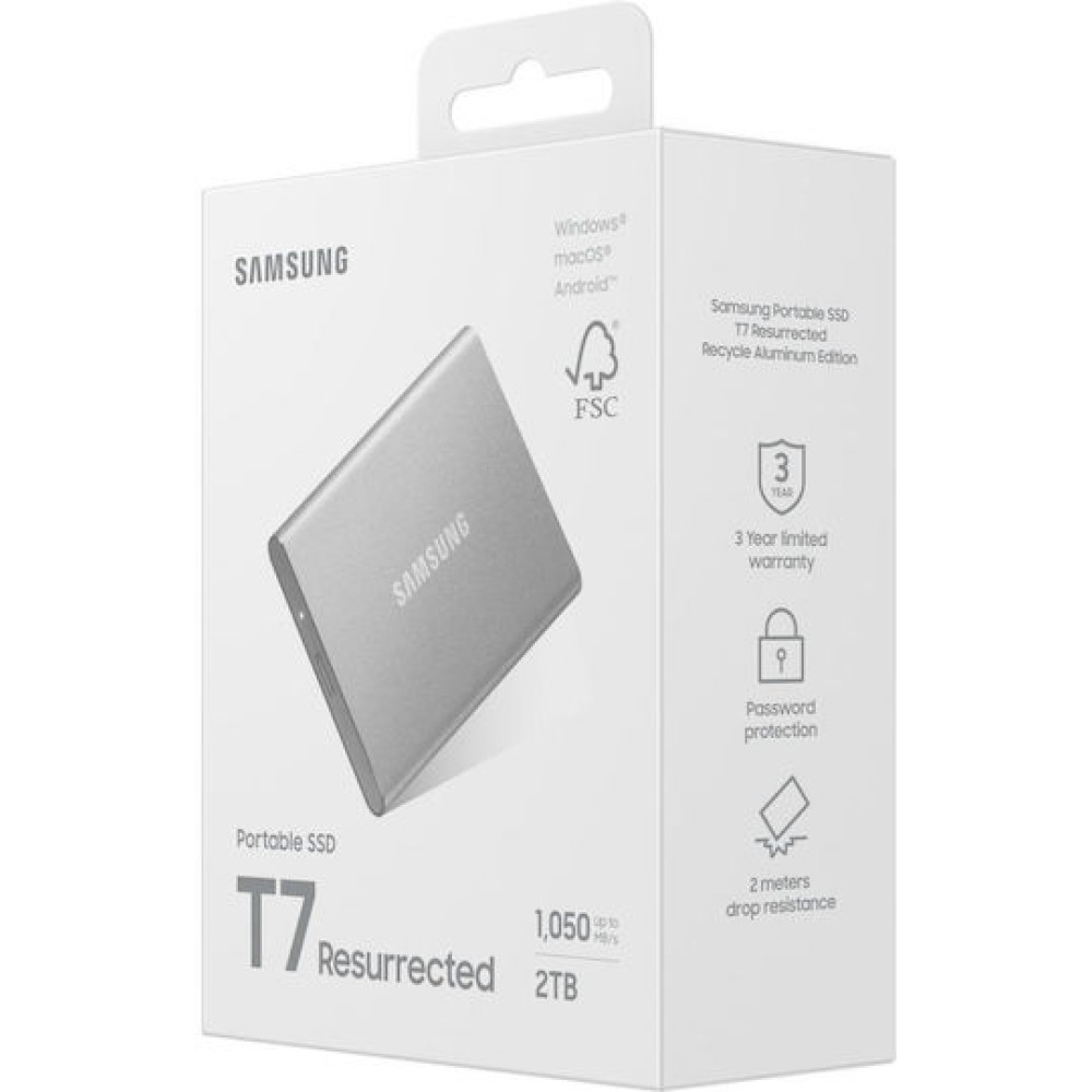 Samsung T7 Resurrected USB 3.2 Εξωτερικός SSD 2TB 2.5
