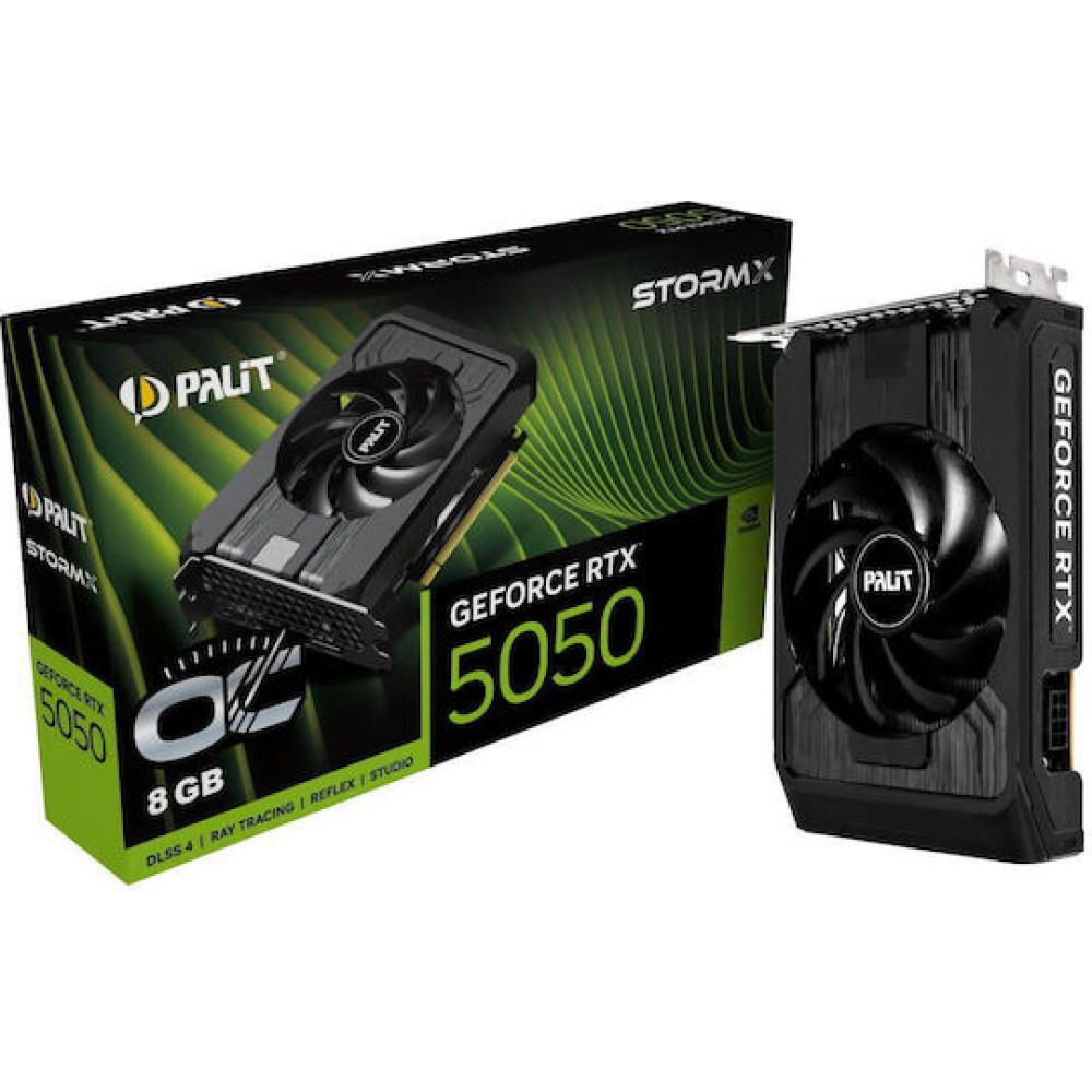 Palit GeForce RTX 5050 8GB GDDR6 StormX OC Κάρτα Γραφικών