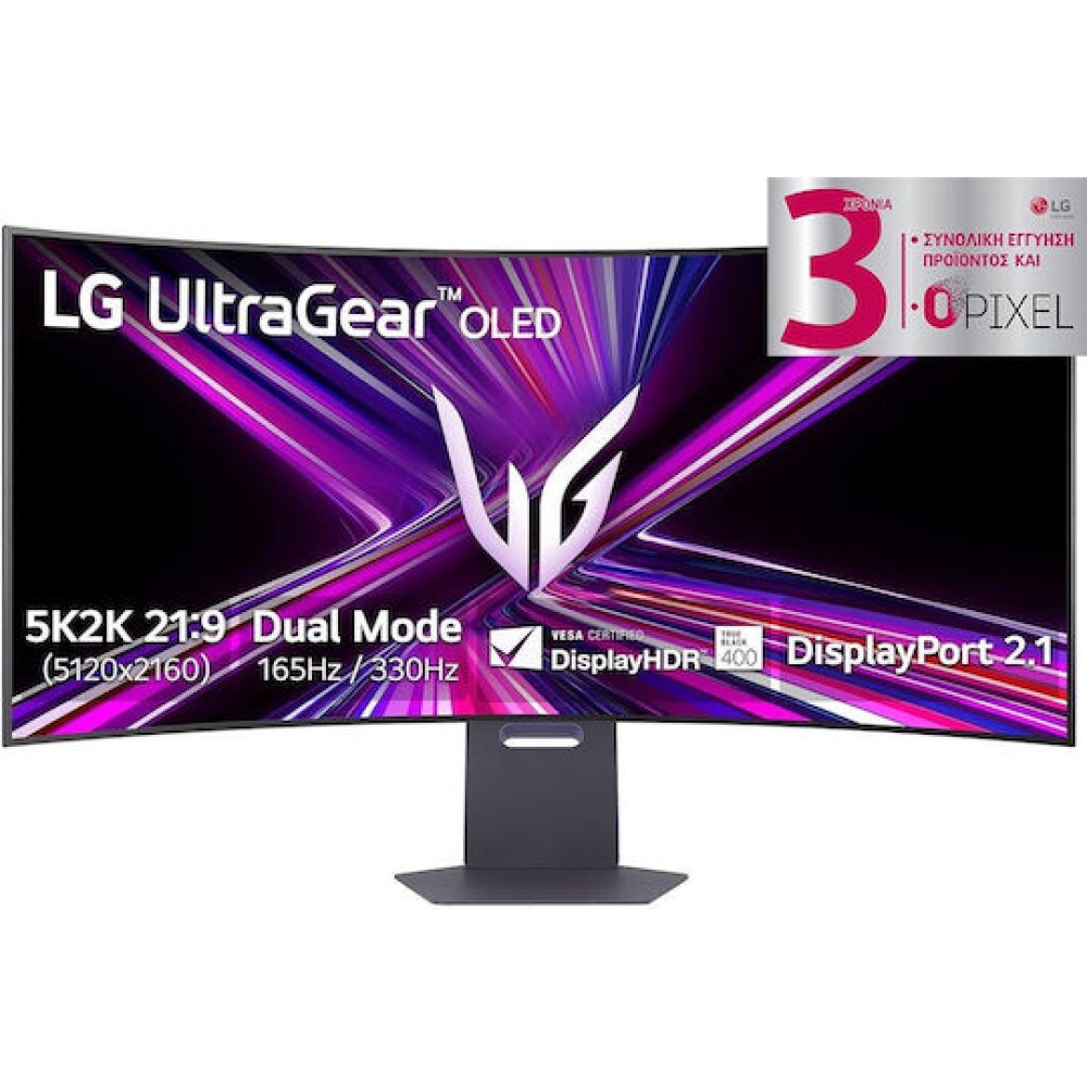 LG UltraGear 45GX950A-B Ultrawide OLED HDR Curved Monitor 44.5