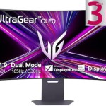 LG UltraGear 45GX950A-B Ultrawide OLED HDR Curved Monitor 44.5