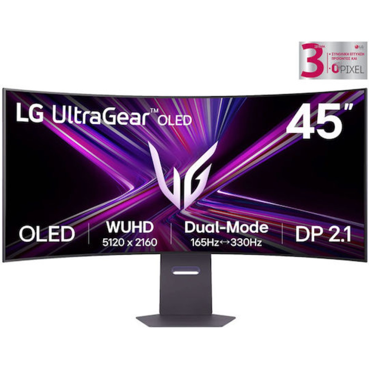 LG UltraGear 45GX950A-B Ultrawide OLED HDR Curved Monitor 44.5