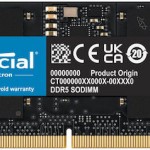 Crucial DDR5 με Module 1x24GB και Ταχύτητα 5600 για Laptop