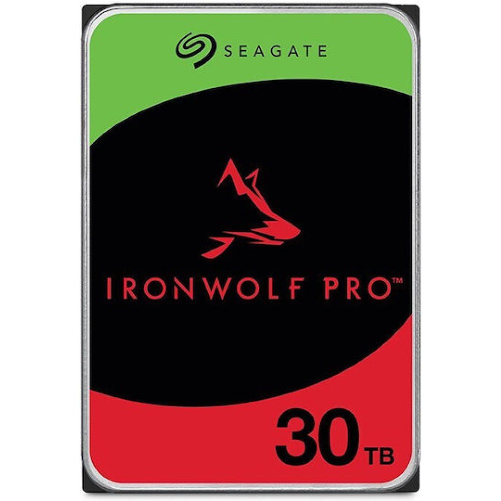 Seagate IronWolf Pro 30TB HDD Σκληρός Δίσκος 3.5