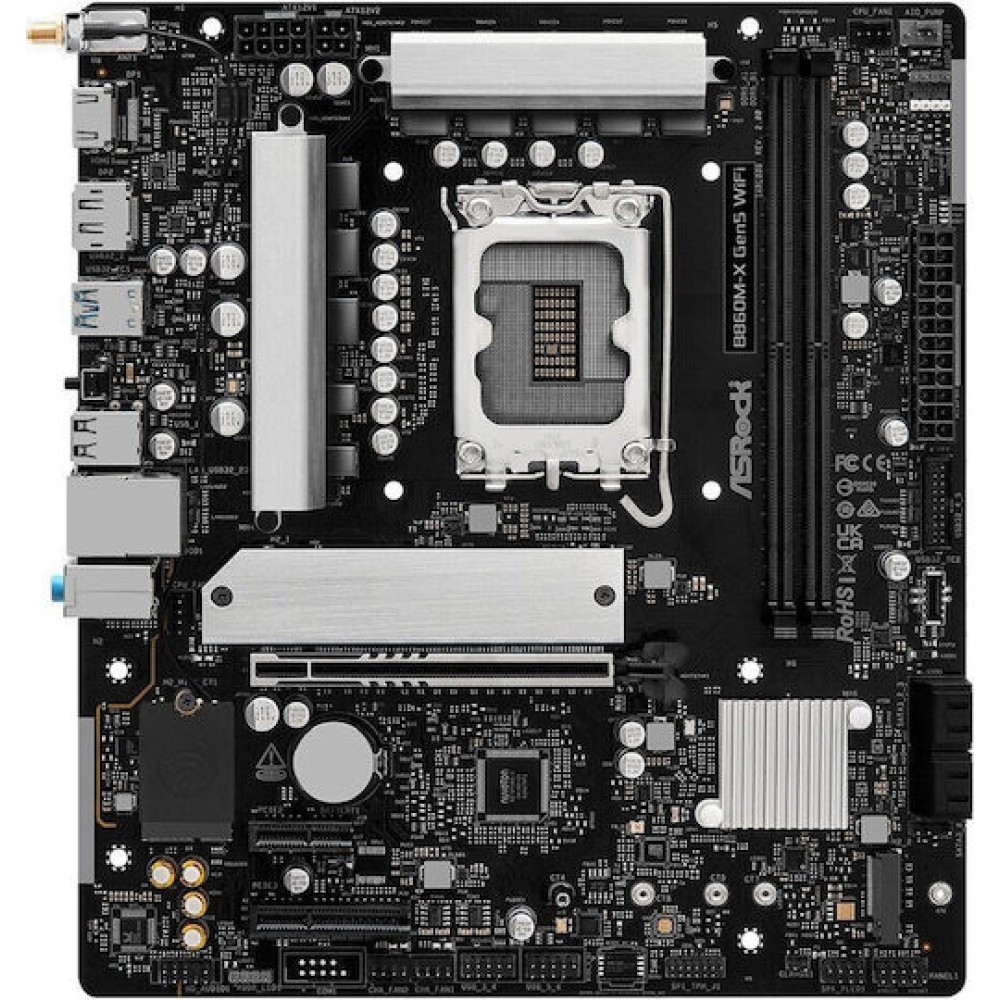 ASRock B860M-X GEN5 WIFI Motherboard Micro ATX με Intel 1851 Socket