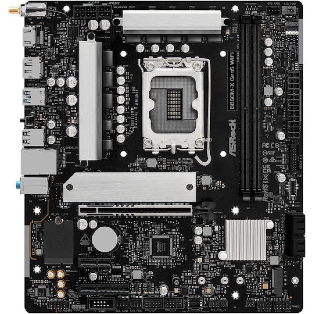 ASRock B860M-X GEN5 WIFI Motherboard Micro ATX με Intel 1851 Socket