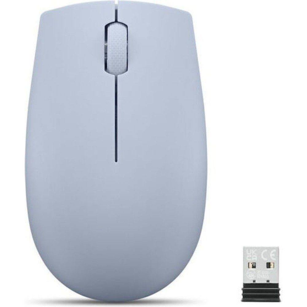Lenovo 300 Wireless Compact Mouse Ασύρματο Mini Ποντίκι Frost Blue
