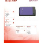 Transcend StoreJet 25H3P USB 3.0 Εξωτερικός HDD 1TB 2.5
