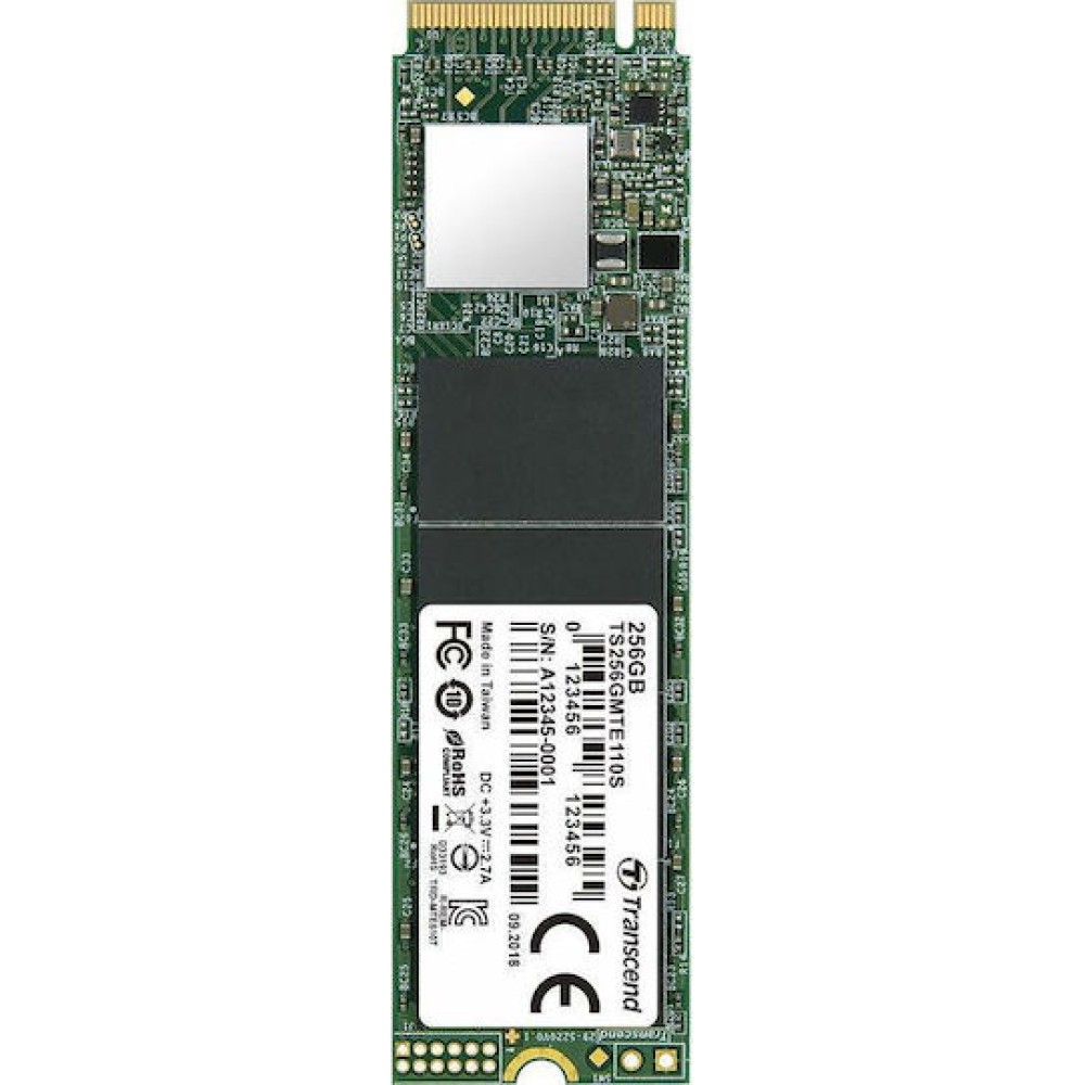 Transcend 110S SSD 256GB M.2 NVMe PCI Express 3.0 TS256GMTE110S