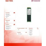 Transcend 110S SSD 256GB M.2 NVMe PCI Express 3.0 TS256GMTE110S