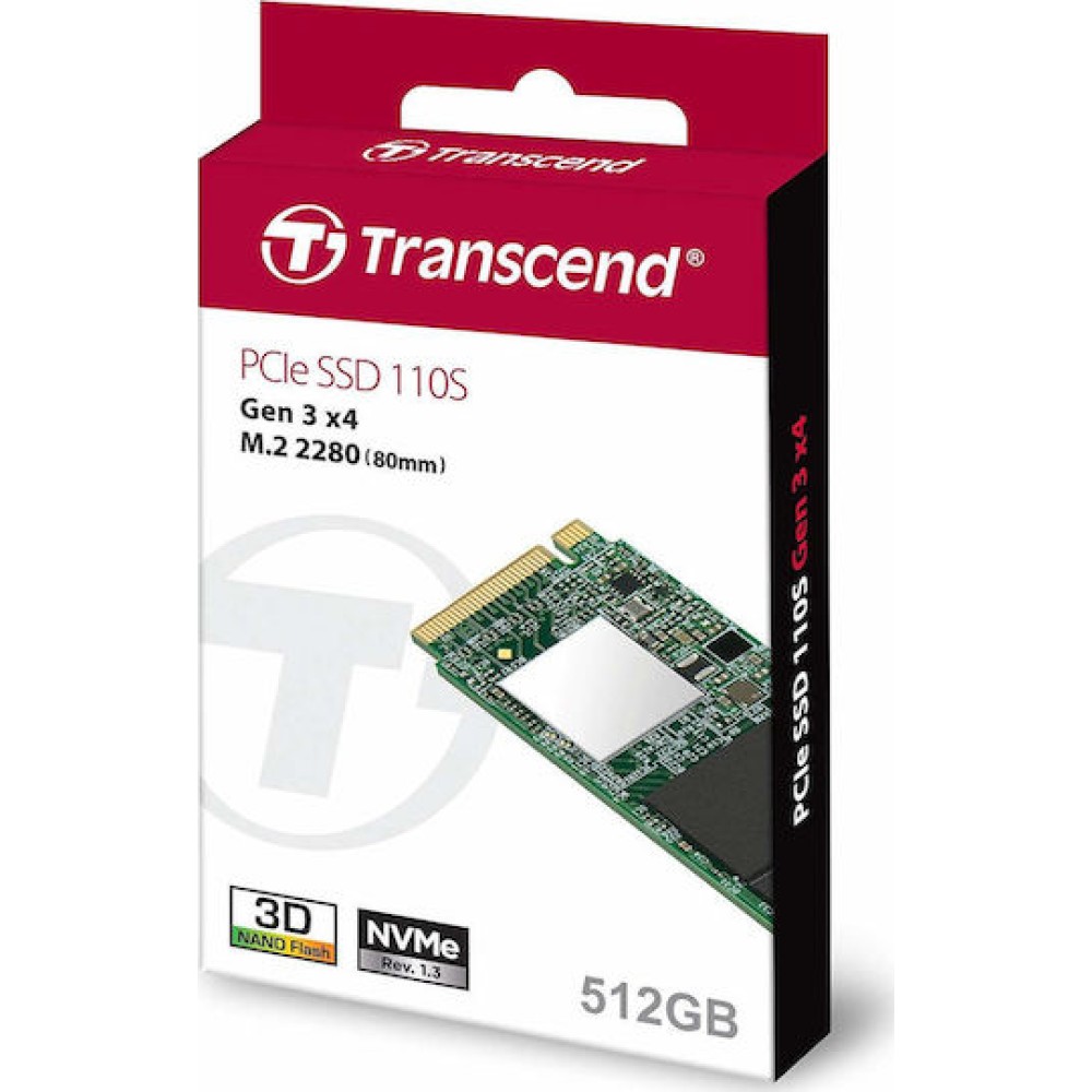 Transcend 110S SSD 512GB M.2 NVMe PCI Express 3.0 TS512GMTE110S