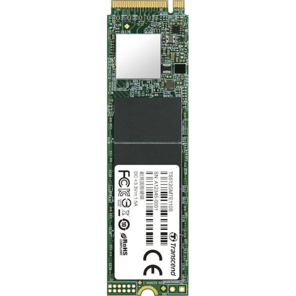Transcend 110S SSD 512GB M.2 NVMe PCI Express 3.0 TS512GMTE110S