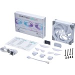 Phanteks PH-F120D30 Case Fan με ARGB Φωτισμό και Σύνδεση 4-Pin PWM Regular White