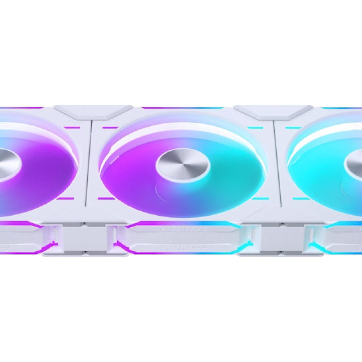 Phanteks PH-F140D30R Case Fan με RGB Φωτισμό και Σύνδεση 4-Pin PWM Λευκό