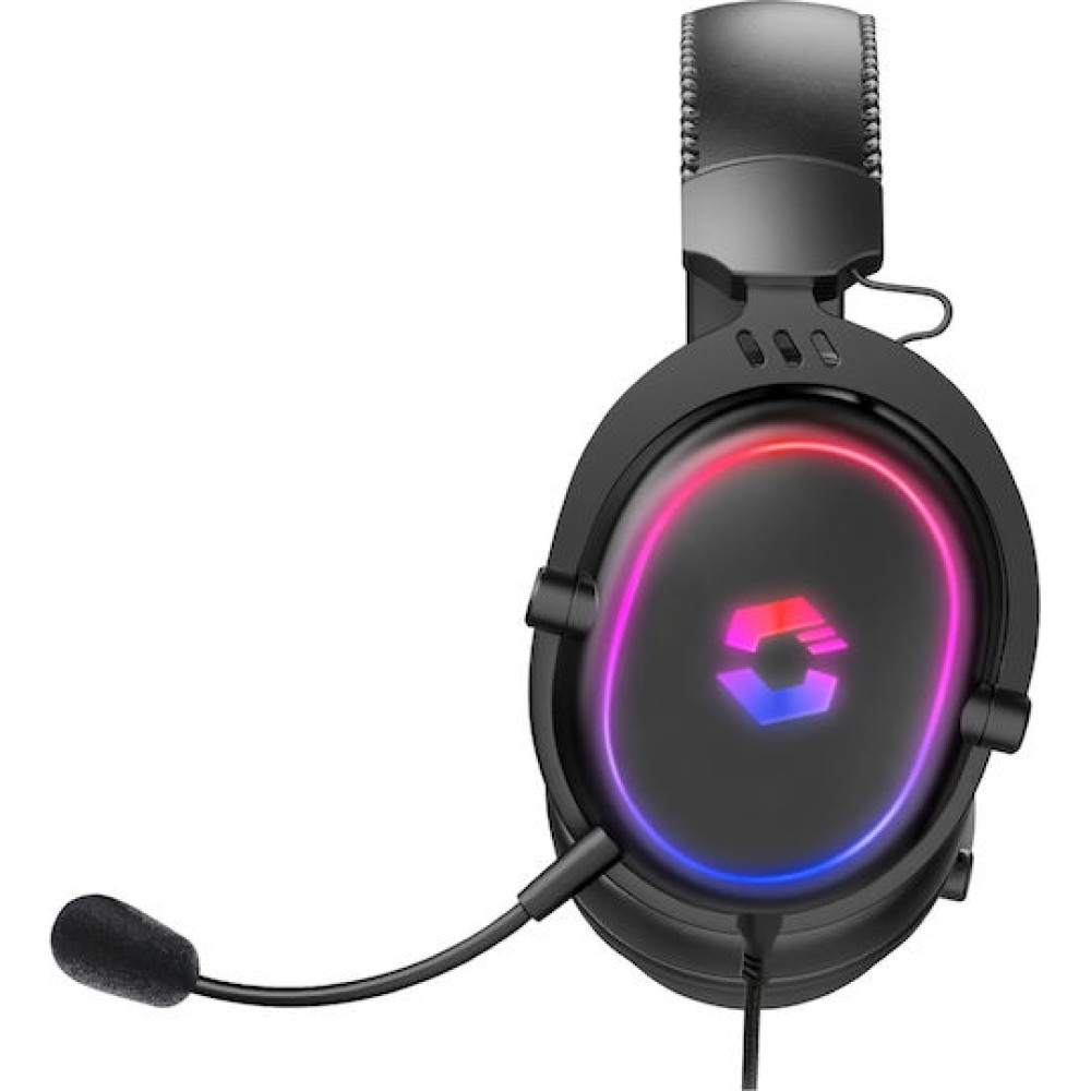 SpeedLink Conux RGB Over Ear Gaming Headset με σύνδεση 2x3.5mm / USB