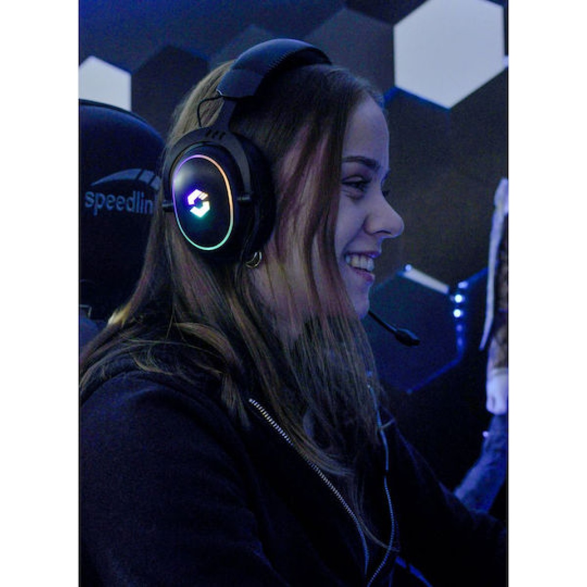 SpeedLink Conux RGB Over Ear Gaming Headset με σύνδεση 2x3.5mm / USB