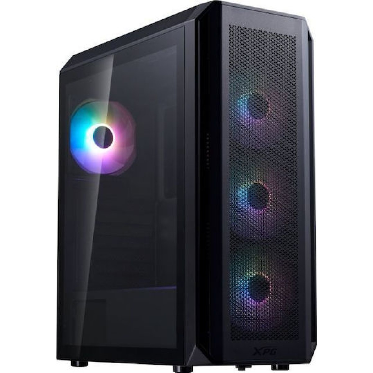 Adata Valor Air Plus Gaming Midi Tower Κουτί Υπολογιστή με Πλαϊνό Παράθυρο και ARGB Φωτισμό Μαύρο