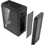 Adata Valor Air Plus Gaming Midi Tower Κουτί Υπολογιστή με Πλαϊνό Παράθυρο και ARGB Φωτισμό Μαύρο