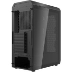 Adata Valor Air Plus Gaming Midi Tower Κουτί Υπολογιστή με Πλαϊνό Παράθυρο και ARGB Φωτισμό Μαύρο