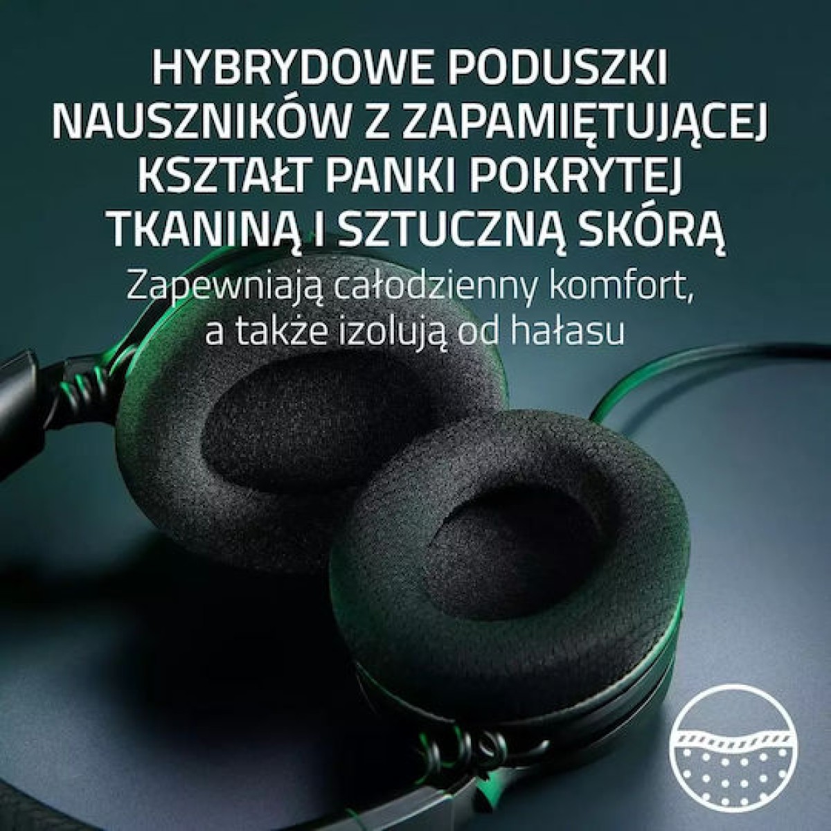 Razer Kraken V4 X Over Ear Gaming Headset με σύνδεση USB Minecraft Edition for Nintendo Switch / PC / PS4 / PS5