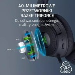 Razer Kraken V4 X Over Ear Gaming Headset με σύνδεση USB Minecraft Edition for Nintendo Switch / PC / PS4 / PS5