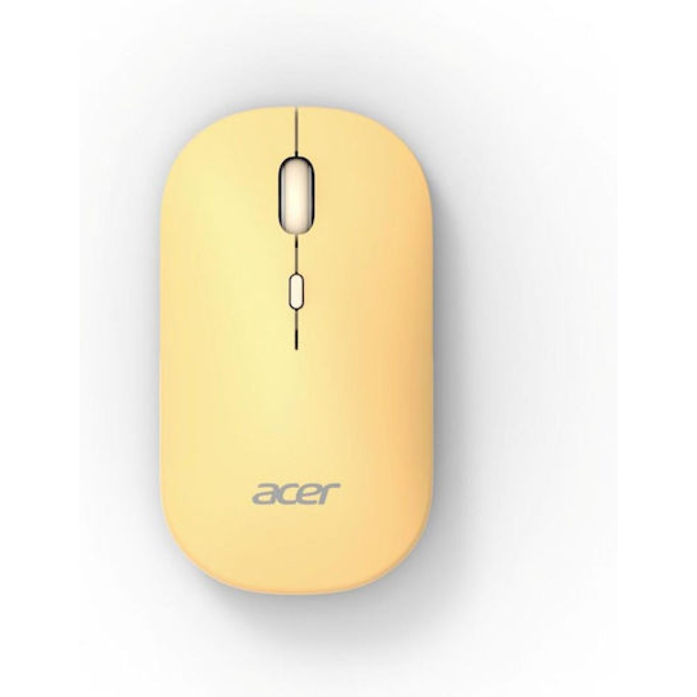 Acer AMR130 Ασύρματο Bluetooth Ποντίκι Κίτρινο