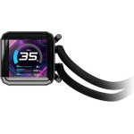 ASRock Phantom Gaming 360 LCD Υδρόψυξη Επεξεργαστή Τριπλού Ανεμιστήρα 120mm για Socket AM4/AM5/1700 με ARGB Φωτισμό