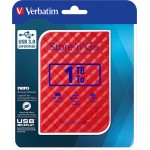 Verbatim Store 'n' Go Gen 2 USB 3.0 Εξωτερικός HDD 1TB 2.5