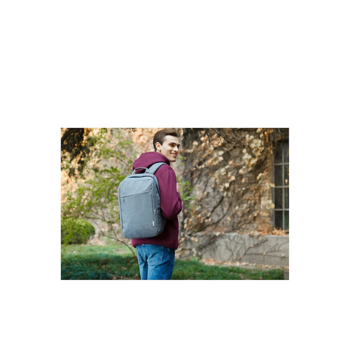 Lenovo B210 Αδιάβροχη Τσάντα Πλάτης για Laptop 15.6