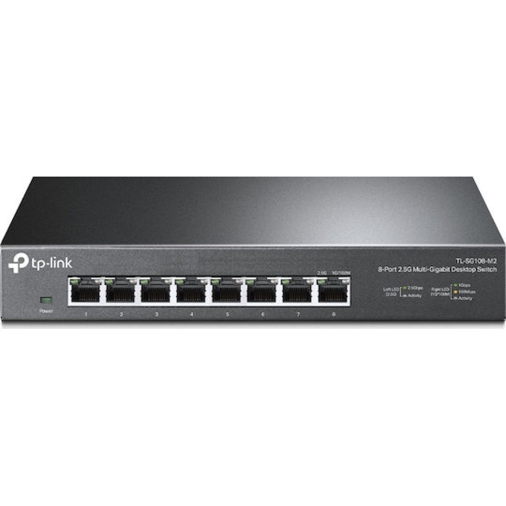 TP-LINK TL-SG108-M2 v1 Unmanaged L2 Switch με 8 Θύρες Ethernet