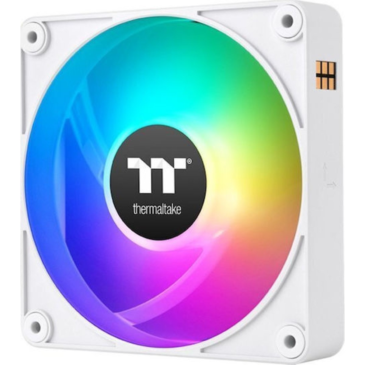 Thermaltake CT120 EX Case Fan με ARGB Φωτισμό και Σύνδεση 3-Pin / 4-Pin PWM 3τμχ Λευκό