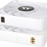 Thermaltake CT120 EX Case Fan με ARGB Φωτισμό και Σύνδεση 3-Pin / 4-Pin PWM 3τμχ Λευκό