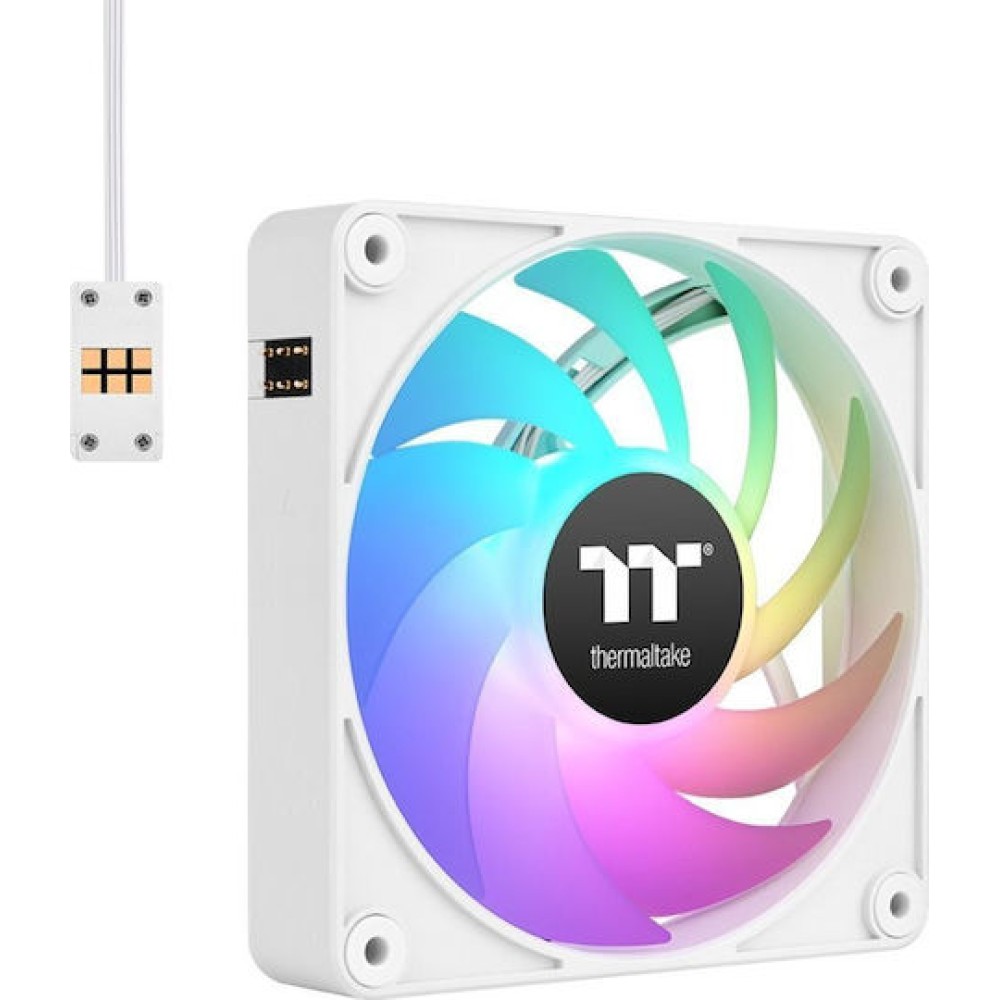 Thermaltake CT140 EX ARGB Magnetic Quick Connect Case Fan 3τμχ Λευκό