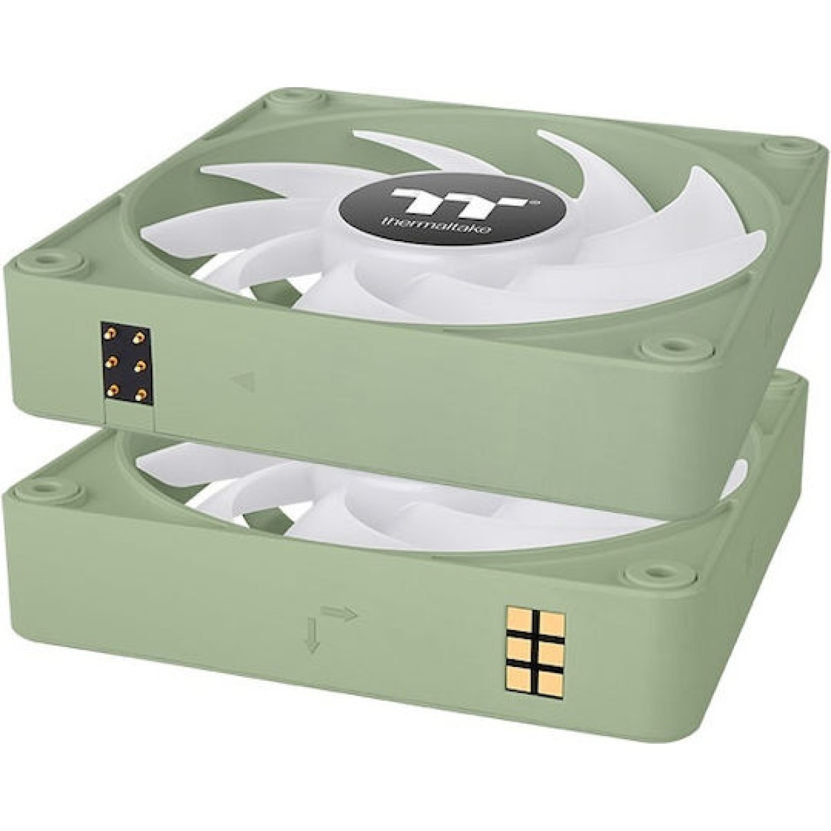 Thermaltake CT120 EX Case Fan με ARGB Φωτισμό και Σύνδεση 4-Pin PWM 3τμχ Matcha Green