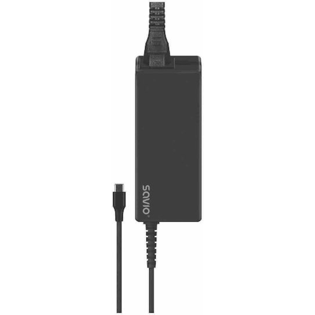 Savio USB-C Universal Φορτιστής Laptop 65W 20V 3A με Αποσπώμενο Καλώδιο Τροφοδοσίας