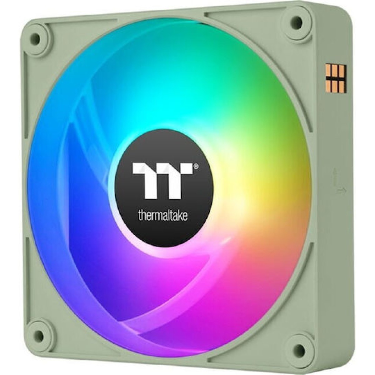 Thermaltake CT140 EX Case Fan με ARGB Φωτισμό και Σύνδεση 4-Pin PWM 3τμχ Matcha Green