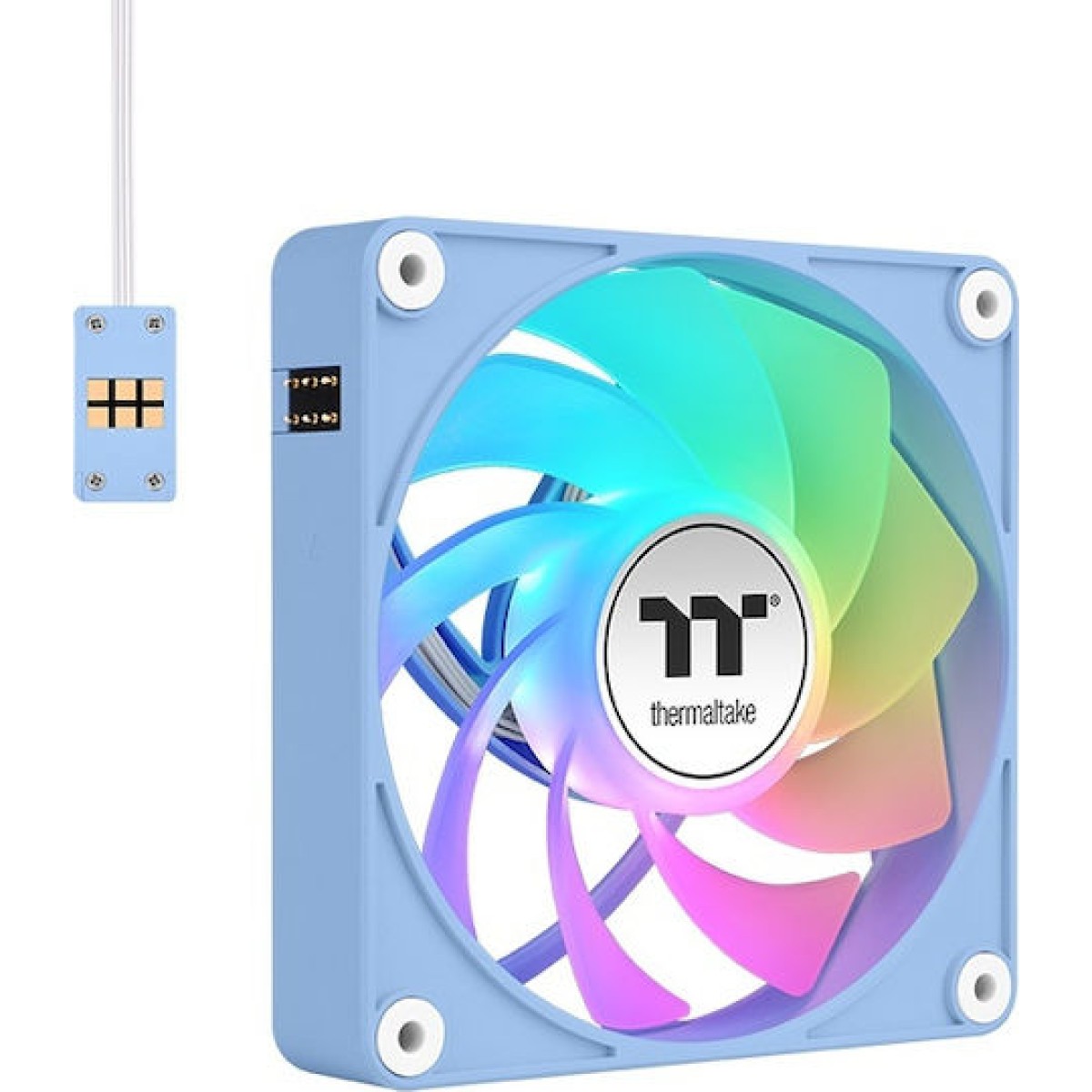 Thermaltake CT120 EX Reverse Case Fan με ARGB Φωτισμό και Σύνδεση 4-Pin PWM Hydrangea Blue