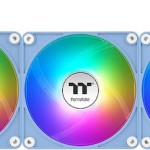 Thermaltake CT120 EX Reverse Case Fan με ARGB Φωτισμό και Σύνδεση 4-Pin PWM Hydrangea Blue