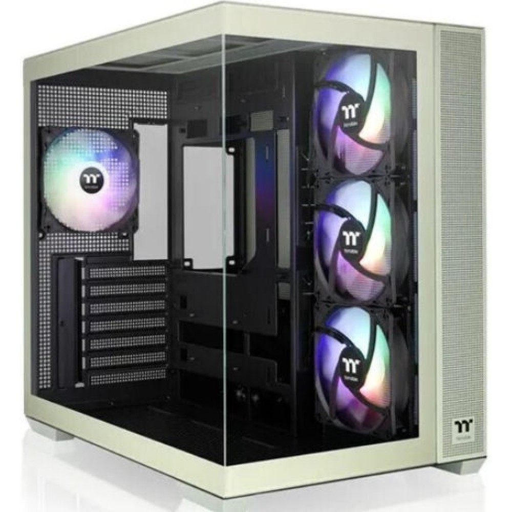 Thermaltake View 380 TG ARGB Gaming Midi Tower Κουτί Υπολογιστή Πράσινο