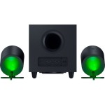 Razer Nommo V2 Ασύρματα Ηχεία Υπολογιστή 2.1 με RGB Φωτισμό και Bluetooth σε Μαύρο Χρώμα
