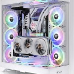 Thermaltake CTE E660 MX Gaming Midi Tower Κουτί Υπολογιστή με Πλαϊνό Παράθυρο Snow White