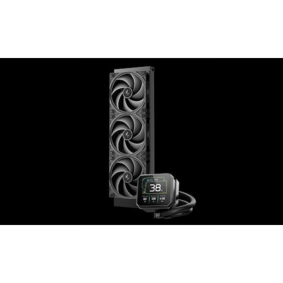 Deepcool Spartacus 360 Υδρόψυξη AIO CPU με 3 Ανεμιστήρες 120mm και ARGB Φωτισμό