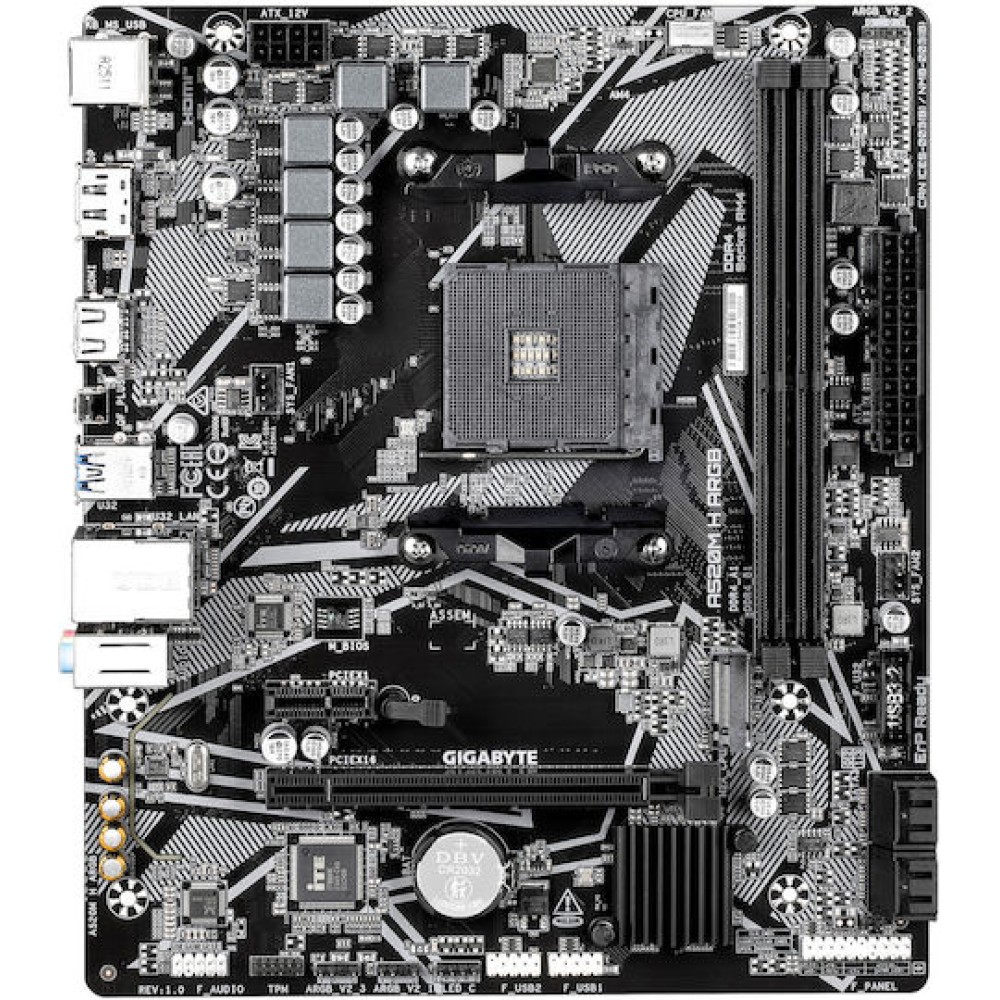 Gigabyte A520M H ARGB Motherboard Micro ATX με AMD AM4 Socket