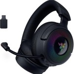 Razer Kraken V4 Ασύρματο On Ear Gaming Headset με σύνδεση Bluetooth / USB