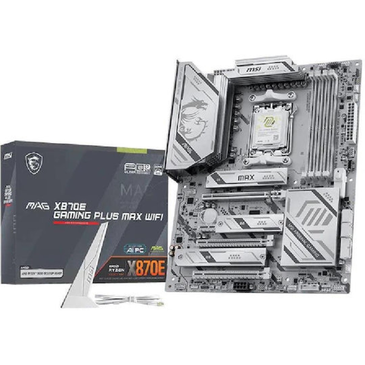 MSI MAG X870E GAMING PLUS MAX WIFI Motherboard ATX με AMD AM5 Socket 7E70-016R