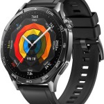 Huawei Watch GT 5 Stainless Steel 46mm Αδιάβροχο με Παλμογράφο (Μαύρο)