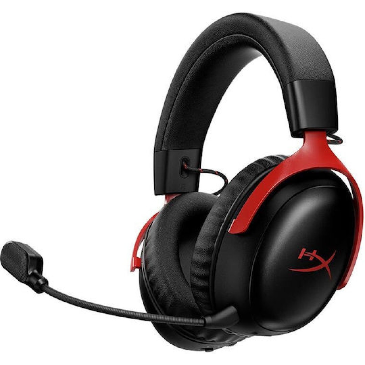 HyperX Cloud III S Ασύρματο Over Ear Gaming Headset με σύνδεση Bluetooth / USB Black/Red for Nintendo Switch / PC / PS5 / PS4