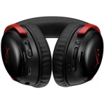 HyperX Cloud III S Ασύρματο Over Ear Gaming Headset με σύνδεση Bluetooth / USB Black/Red for Nintendo Switch / PC / PS5 / PS4
