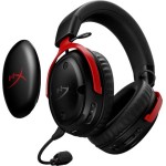 HyperX Cloud III S Ασύρματο Over Ear Gaming Headset με σύνδεση Bluetooth / USB Black/Red for Nintendo Switch / PC / PS5 / PS4