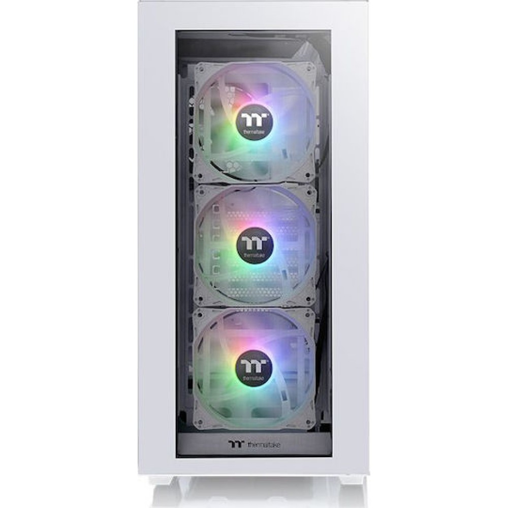 Thermaltake Divider 300 TG ARGB Gaming Midi Tower Κουτί Υπολογιστή με Πλαϊνό Παράθυρο Snow